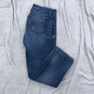 Gap Embroidered Real Straight Jeans